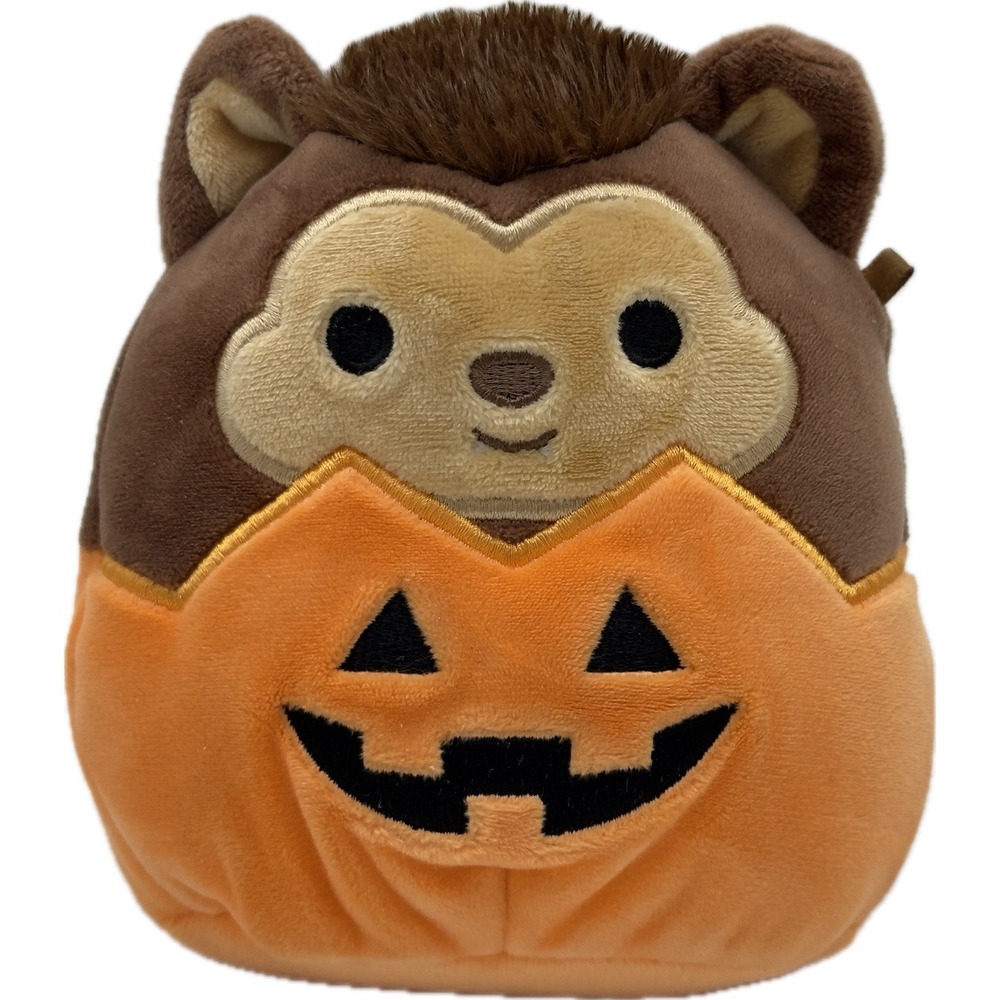 Squishmallows Halloween Plush 5" Wade the Werewolf in a Pumpkin 2021 Halloween